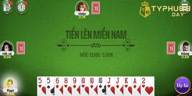 Tiến Lên Miền Nam luôn là một trong những top 3 Game Bài Đánh Bài